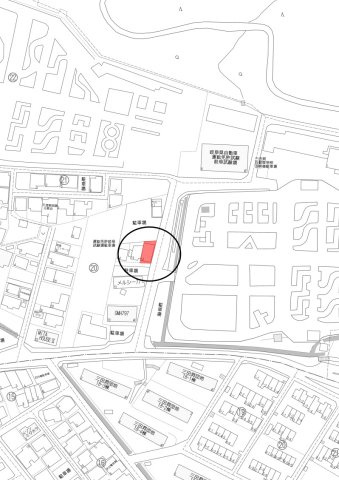 店舗付住宅　三田洞東1丁目の地図