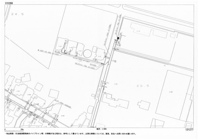 見附市細越2丁目　売土地の区画図