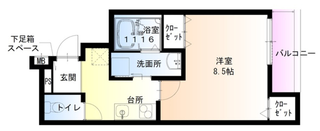 【間取り】 | フジパレス東豊中町