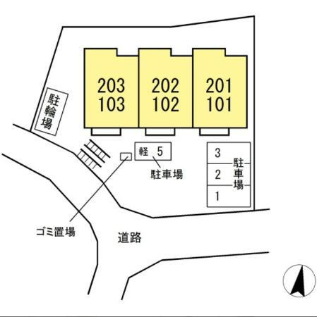 グランシャリオDの区画図