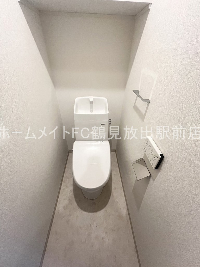 東大阪市森河内西１丁目のアパートのトイレ