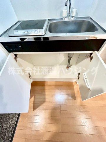 ハイムカーサのキッチン|キッチン下収納