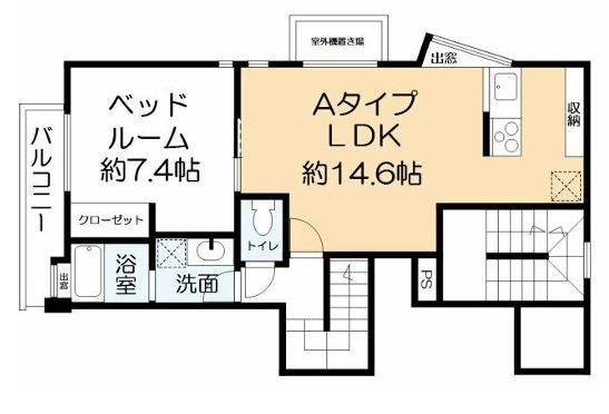 フォート本山中町の間取り