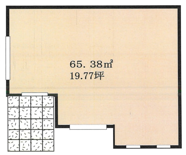【間取り】 | 万願寺駅徒歩1分 プリュス・ド・ボヌール 19.77坪 1階 
