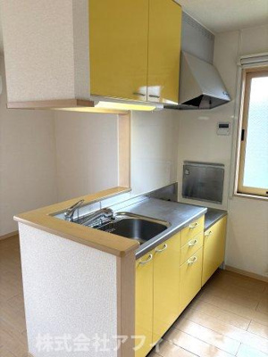 【キッチン】 | ソレーユガーデンB棟 | カウンターキッチン