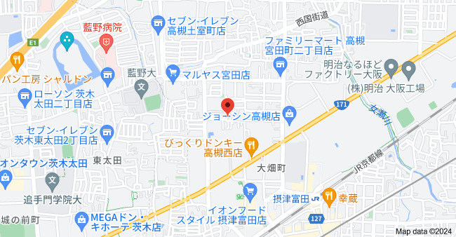アート高槻の地図
