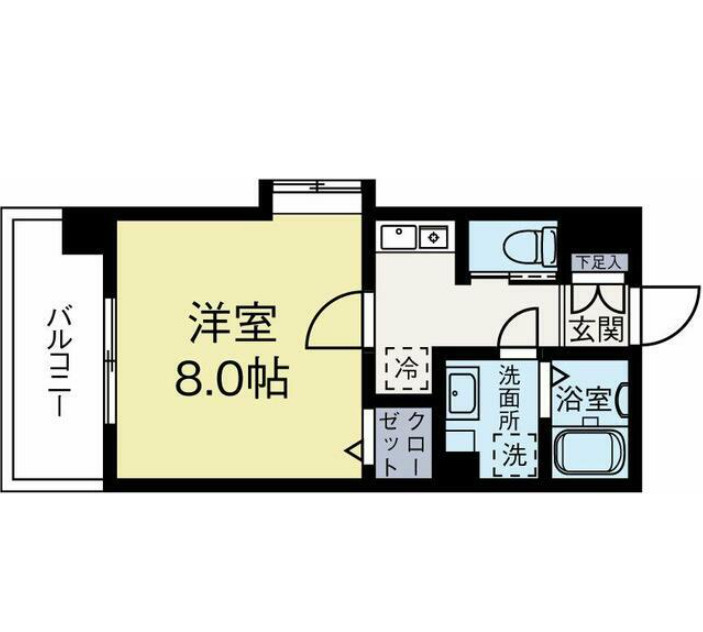 グレイスフルマンション愛宕 　オーナーチェンジ の間取り