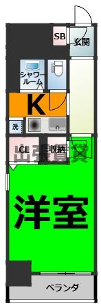 仲介手数料0円！ライオンズマンション名駅西の間取り