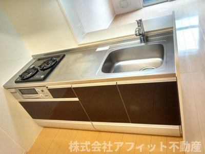 【キッチン】 | ノール リヴィエール ドゥ | ２口ガスコンロ付き