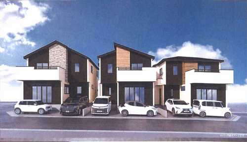 海老名市杉久保南1期　新築戸建全3棟　3号棟の外観
