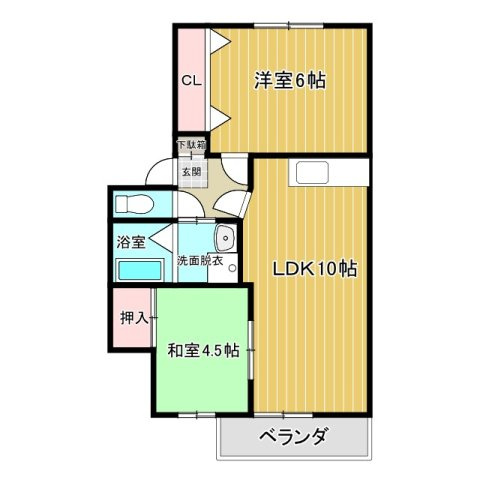 柳川市三橋町蒲船津のアパート