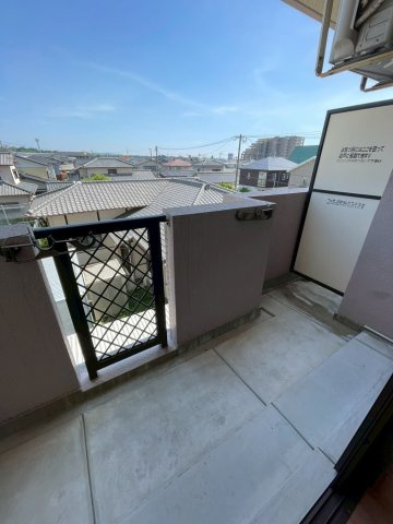 ユウメイトビルのバルコニー