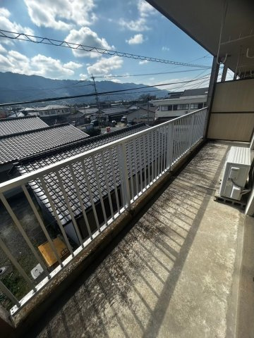 コーポラス田主丸Ⅱのバルコニー
