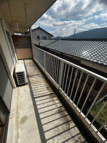 コーポラス田主丸Ⅱのバルコニー