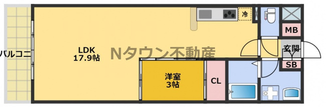 【間取り】 | Gramercy Shirakawa Koen | 使いやすい間取りです
