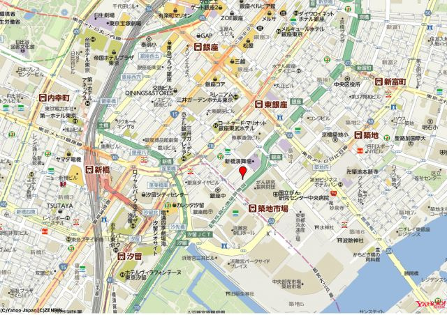東都銀座ビルヂングの地図