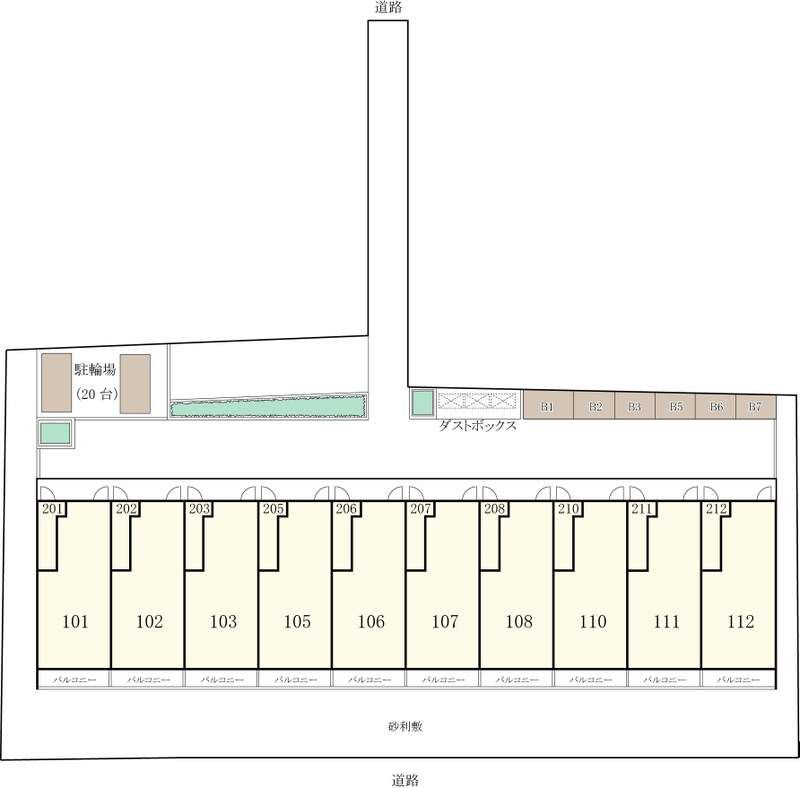 リブリ・Luna Isolaの区画図
