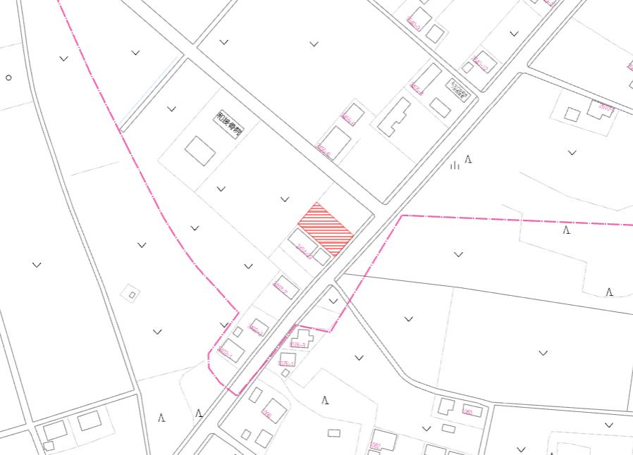 都城市下水流町の売地の土地図