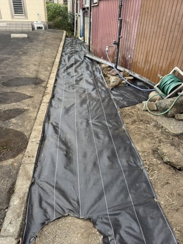 桐生市宮前町戸建の庭