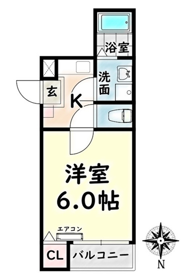 【間取り】 | A-legato大喜【名古屋市賃貸・ワンフロアー2戸】
