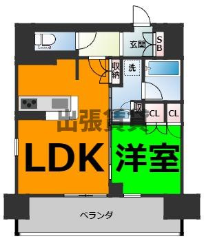 仲介手数料0円！オープンレジデンシア THE MID FORTの間取り