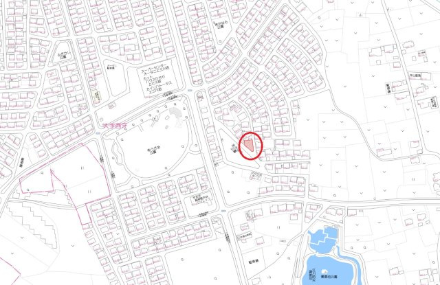 河内郡上三川町大字西汗 土地　予約済の地図