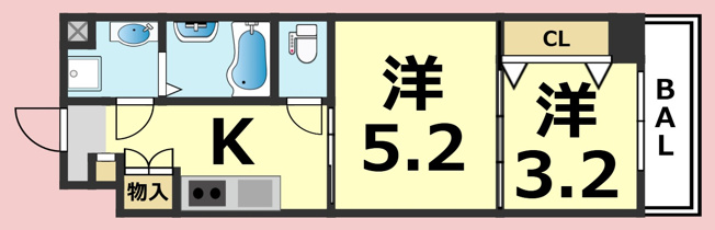 【間取り】 | NU武庫川駅前