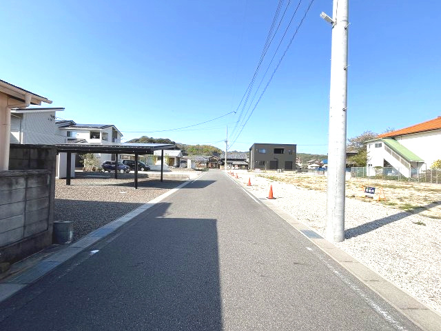 知多郡南知多町内海　売地　B区画の前面道路含む現地写真|前面道路
建物建築プラン有り（土地＋建物32.8坪3,280万円）