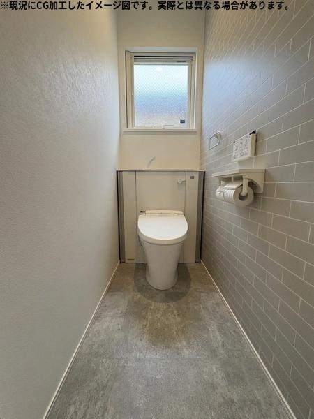 豊町1丁目　中古戸建のトイレ|トイレはスタイリッシュなフォルムでお手入れも簡単。毎日使用するところだからこそ、清潔で快適な空間をお届けします。