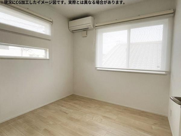 豊町1丁目　中古戸建の洋室|2面採光の2F洋室！明るい光が差し込みます♪