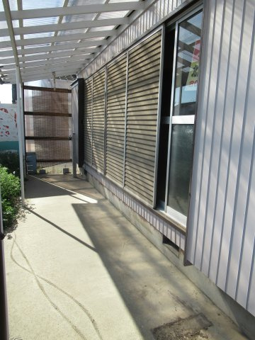 緑町貸住宅のバルコニー