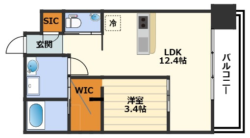 ベネチア天満橋の間取り|間取り