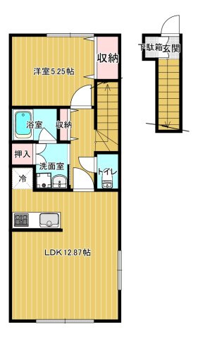 ブルジェオンBの間取り