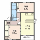 ディアスとなみⅡ Ｂの画像