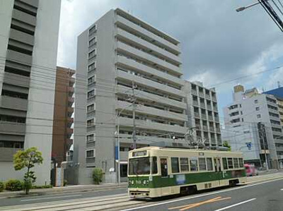 【外観】 | 藤和シティコープ舟入 | 路面電車に面す