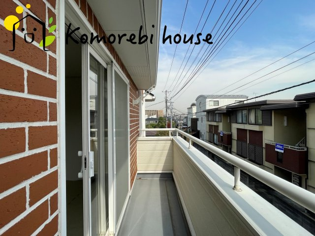 北区櫛引町　中古一戸建てのバルコニー|バルコニー付きです