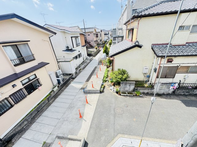 三郷市戸ケ崎２丁目新築戸建【前谷小学校：6分】の展望|バルコニーより道路側眺望