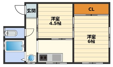 さつき荘の間取り