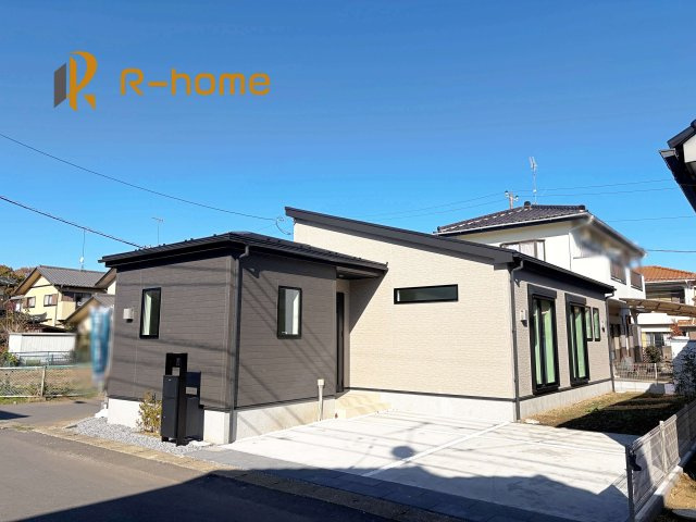 土浦市右籾24-1期　新築戸建て　1号棟の外観|ご予約を頂ければ、『平日』はもちろん『早朝』や『夜間』もご見学可能です♪お気軽にお申し付けください♪