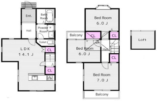 【間取り】 | 伏見区久我西出町　中古戸建