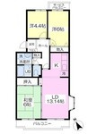 サンパティーク西田の間取り