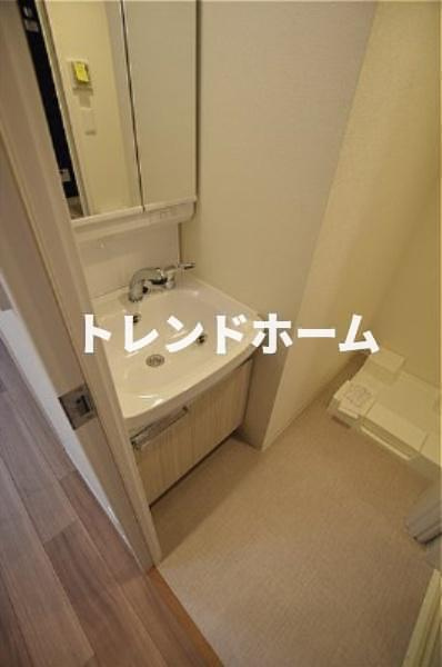 プレサンス北浜オリジンの独立洗面台|選べる家電プランあり！！