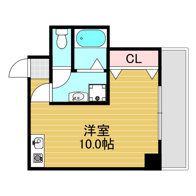 リードハイツ東三国B棟の間取り