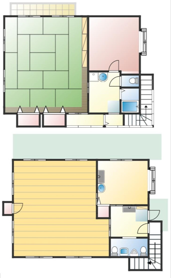 【間取り】 | 三角店舗