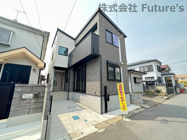 三郷市小谷堀　戸建　全1棟の外観|新三郷駅徒歩15分の好立地・安心の10年保証付き・2024年5月築の築後未入居物件
