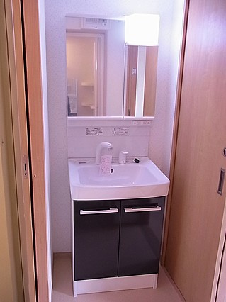アンフィニ坂口通の独立洗面台
