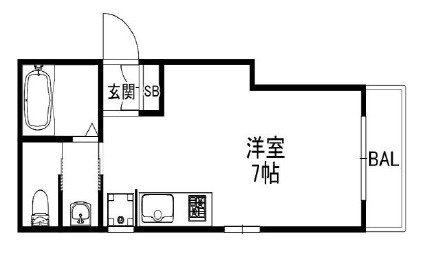 アンフィニ坂口通の間取り