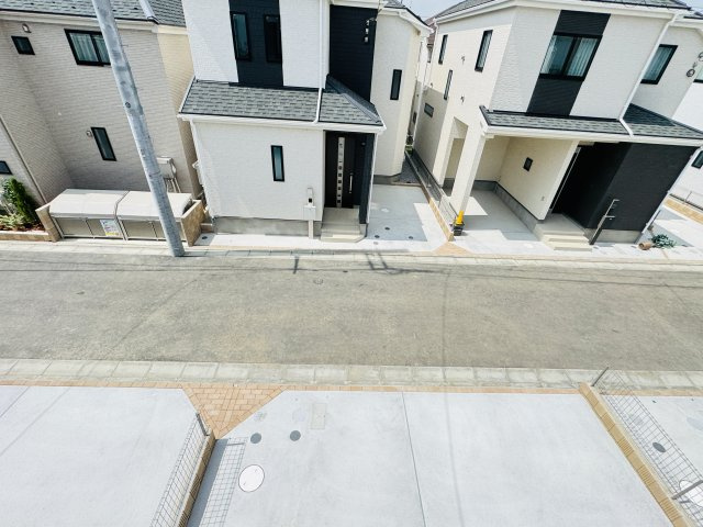 葛飾区西水元３丁目新築戸建【幸田小学校：5分】の展望|バルコニーより南側眺望・南道路につき日当たり良好♪