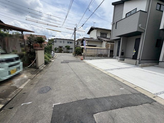 【その他】 | 福岡市西区福重3丁目4期　1号棟（全2棟）【仲介手数料無料・0円】 | 現地写真。前面道路です。