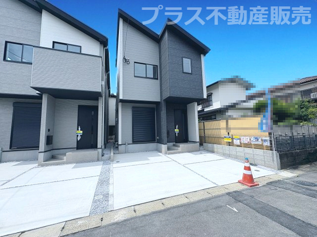 【外観】 | 福岡市西区福重3丁目4期　1号棟（全2棟）【仲介手数料無料・0円】 | 現地写真。